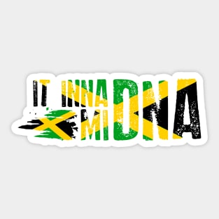 The 61st Jamaican Independence Day, (It Inna Mi DNA) Sticker